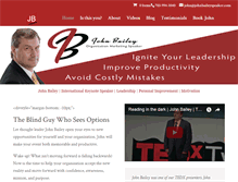 Tablet Screenshot of johnbaileyspeaker.com